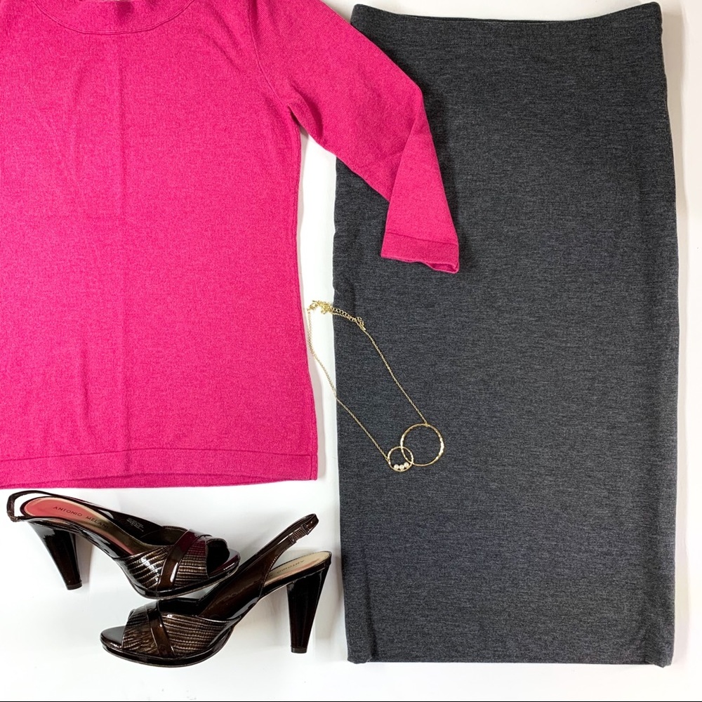 Express Pencil Skirt, Midi, sz Small